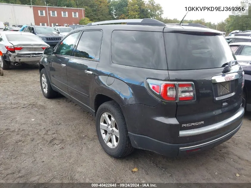 1GKKVPKD9EJ369366 2014 GMC Acadia Sle-2