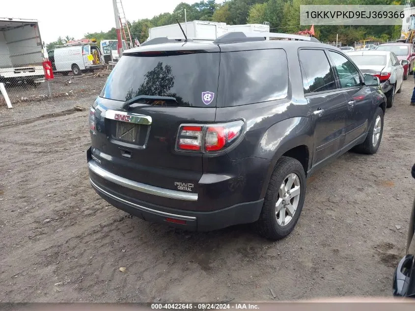 1GKKVPKD9EJ369366 2014 GMC Acadia Sle-2