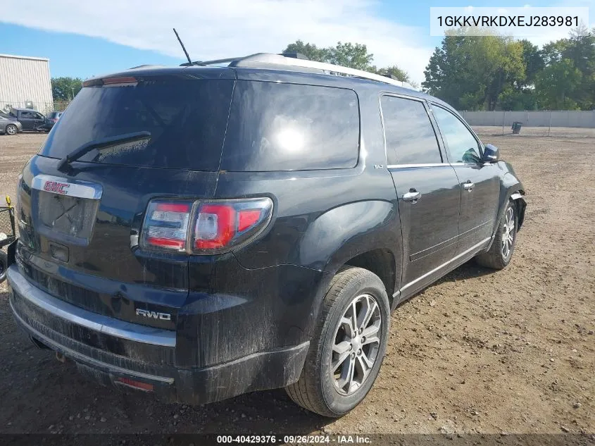 1GKKVRKDXEJ283981 2014 GMC Acadia Slt-1