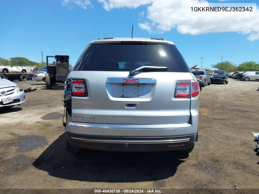 1GKKRNED9EJ362342 2014 GMC Acadia Sle-1