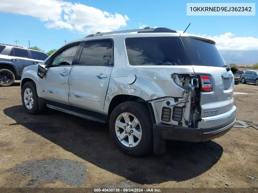 1GKKRNED9EJ362342 2014 GMC Acadia Sle-1