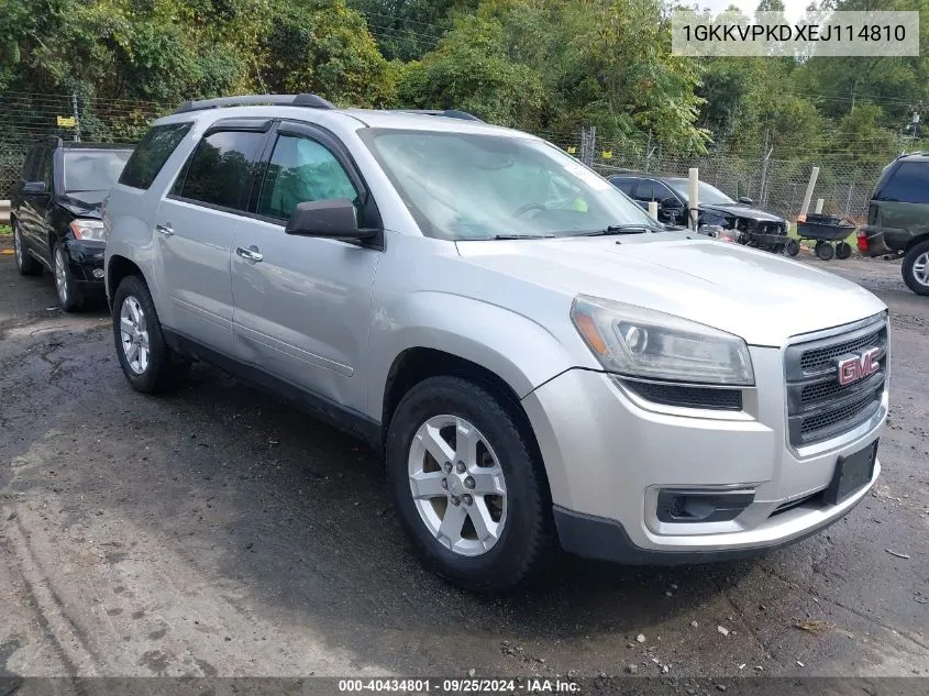 1GKKVPKDXEJ114810 2014 GMC Acadia Sle-2