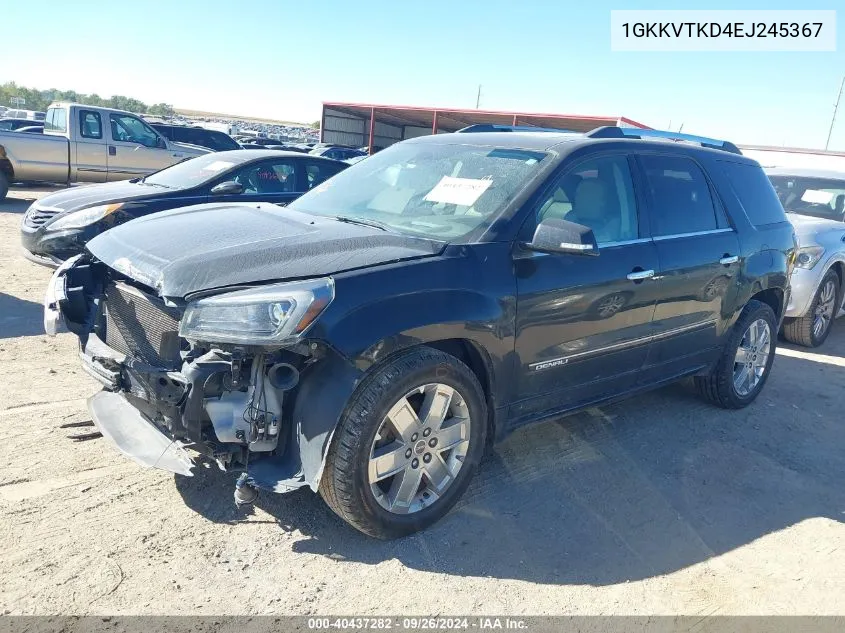 1GKKVTKD4EJ245367 2014 GMC Acadia Denali