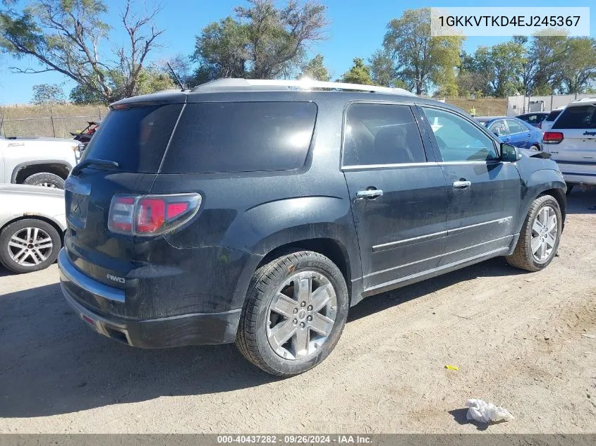 1GKKVTKD4EJ245367 2014 GMC Acadia Denali