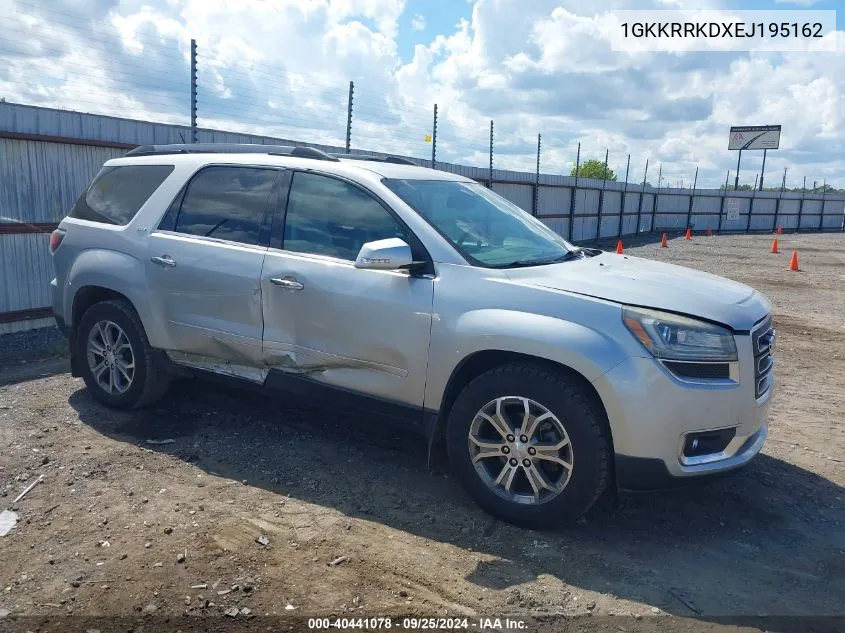 1GKKRRKDXEJ195162 2014 GMC Acadia Slt-1