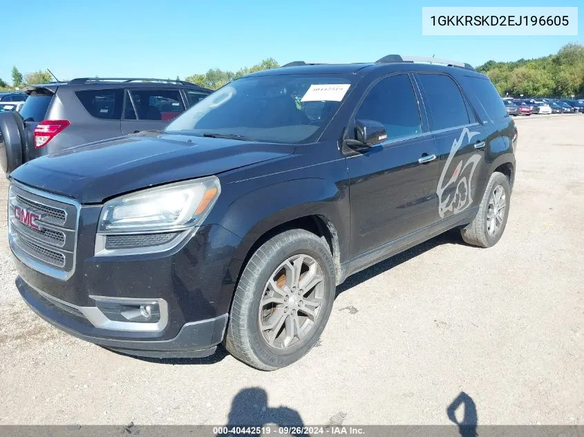 1GKKRSKD2EJ196605 2014 GMC Acadia Slt-2