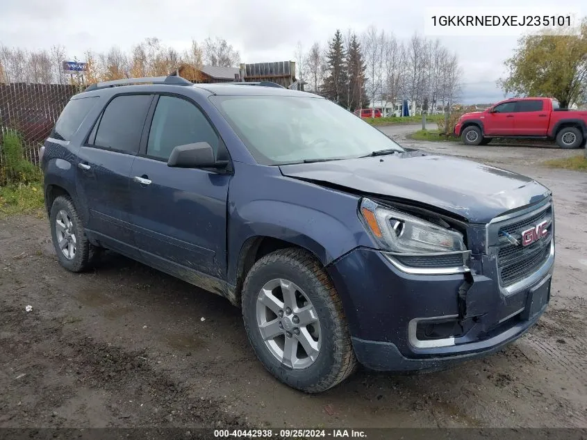 1GKKRNEDXEJ235101 2014 GMC Acadia Sle-1