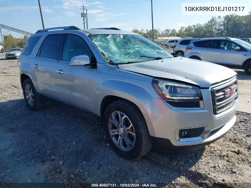 1GKKRRKD1EJ101217 2014 GMC Acadia Slt-1