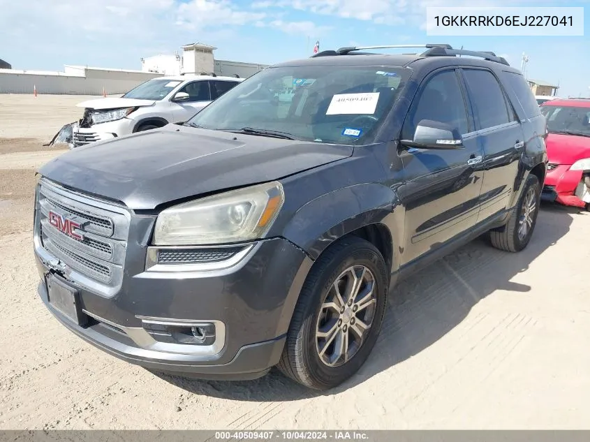 1GKKRRKD6EJ227041 2014 GMC Acadia Slt-1