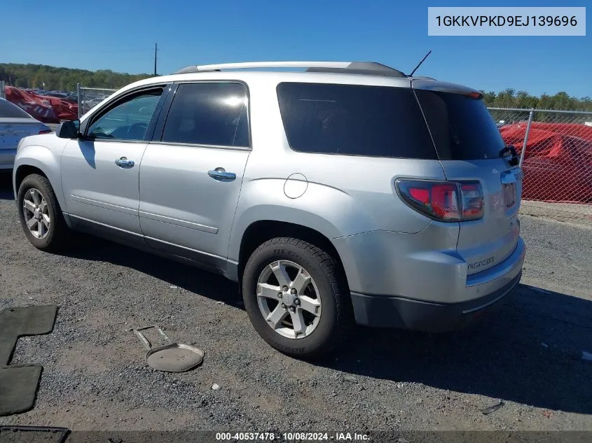 1GKKVPKD9EJ139696 2014 GMC Acadia Sle-2