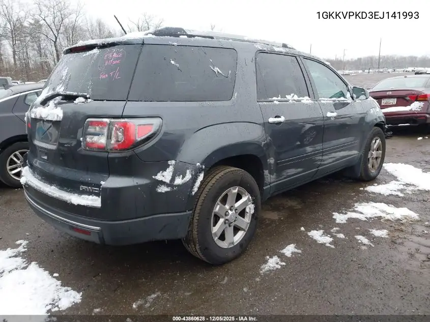 1GKKVPKD3EJ141993 2014 GMC Acadia Sle-2