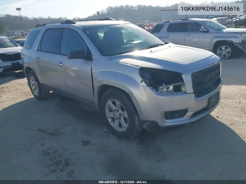 1GKKRPKD9EJ145616 2014 GMC Acadia Sle-2