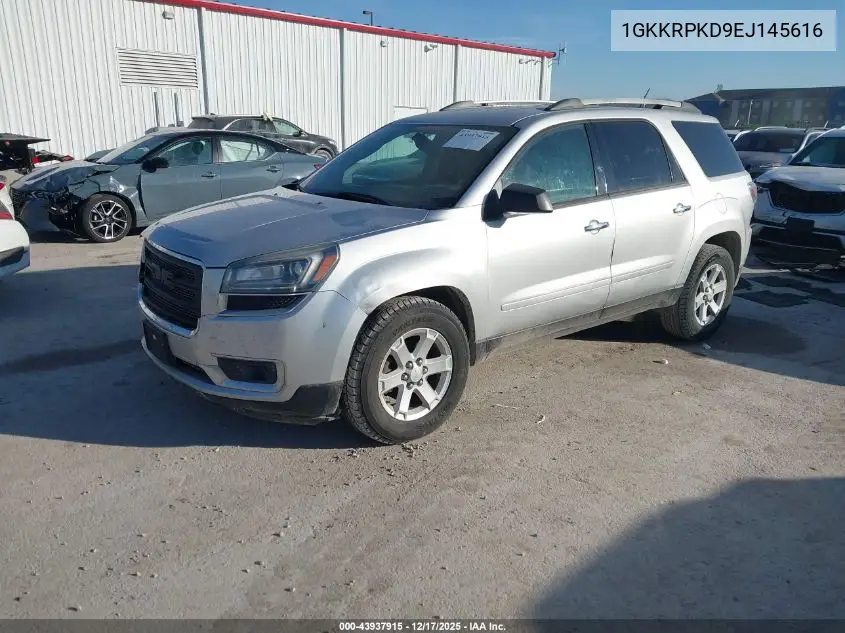 1GKKRPKD9EJ145616 2014 GMC Acadia Sle-2