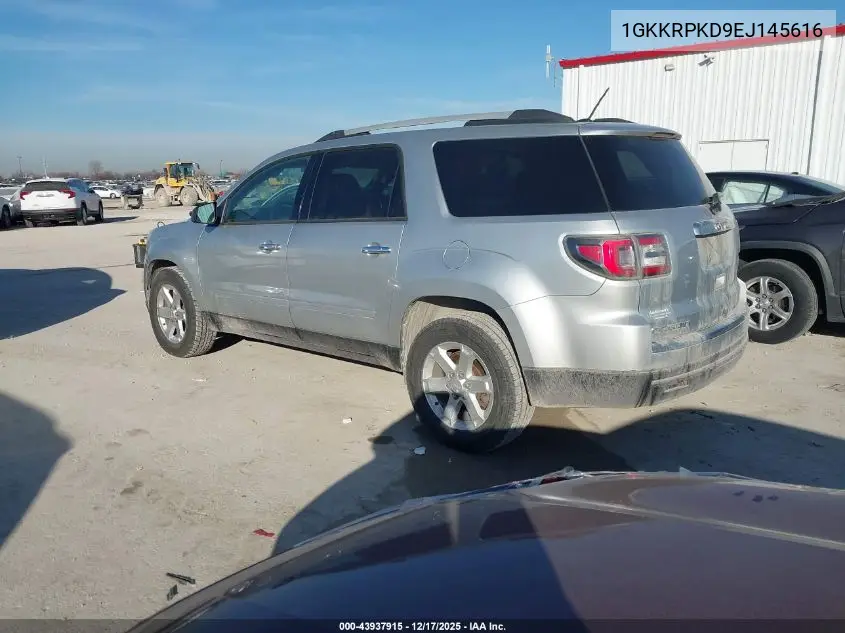 1GKKRPKD9EJ145616 2014 GMC Acadia Sle-2