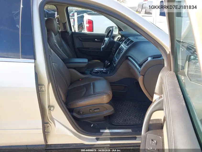 2014 GMC Acadia Slt-1 VIN: 1GKKRRKD7EJ181834 Lot: 44896078