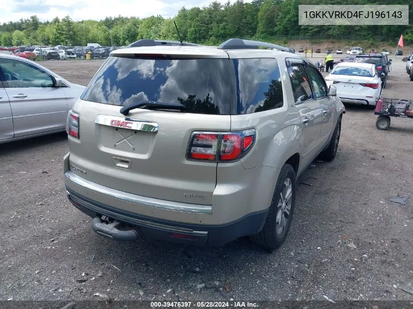 1GKKVRKD4FJ196143 2015 GMC Acadia Slt-1