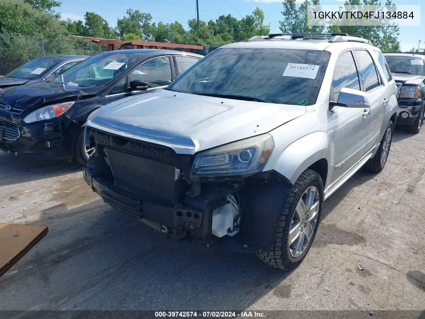 1GKKVTKD4FJ134884 2015 GMC Acadia Denali