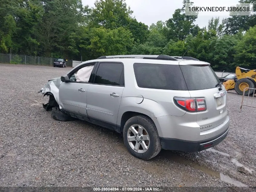 1GKKVNED0FJ386638 2015 GMC Acadia Sle-1