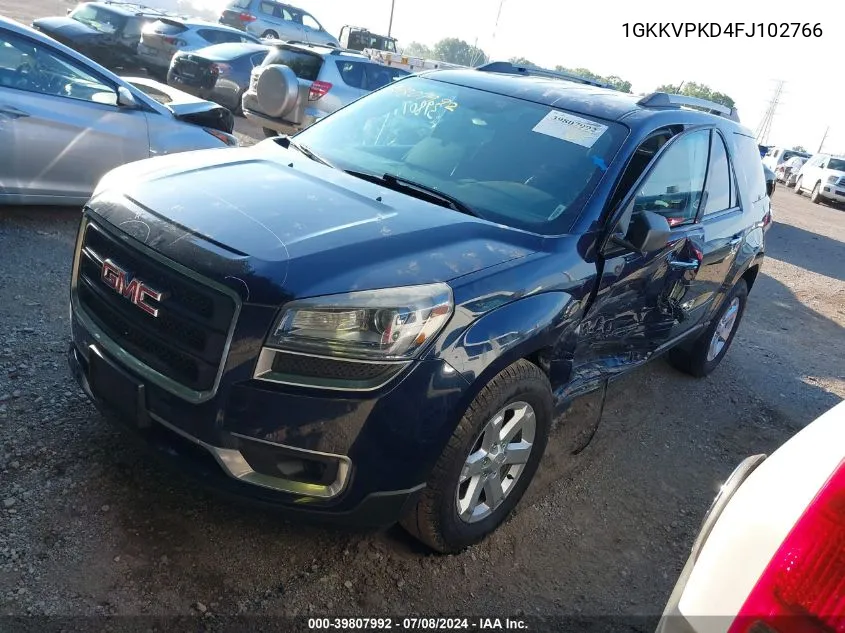 1GKKVPKD4FJ102766 2015 GMC Acadia Sle-2