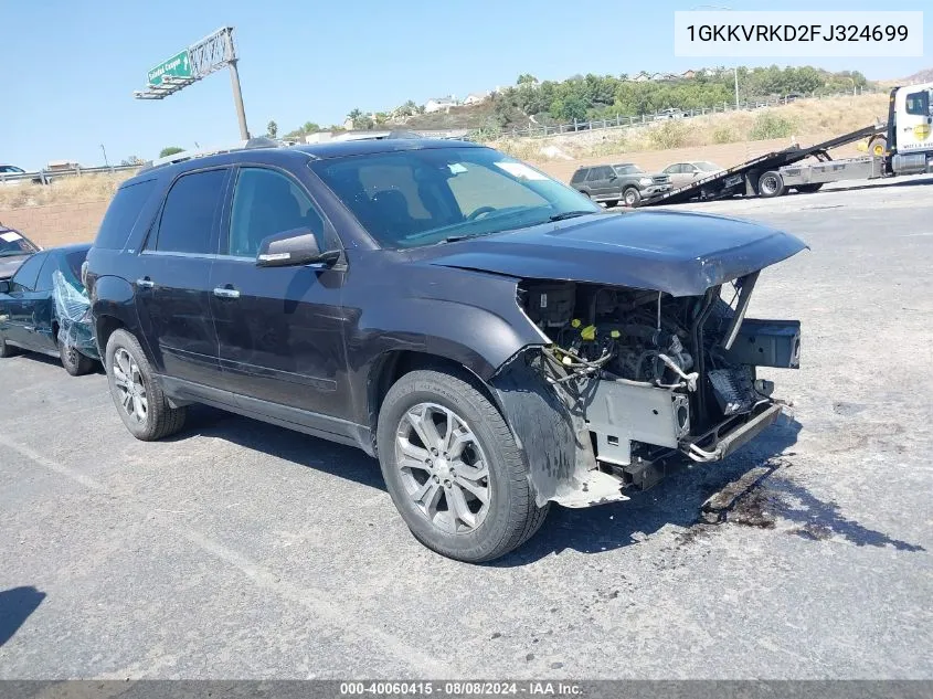 1GKKVRKD2FJ324699 2015 GMC Acadia Slt-1