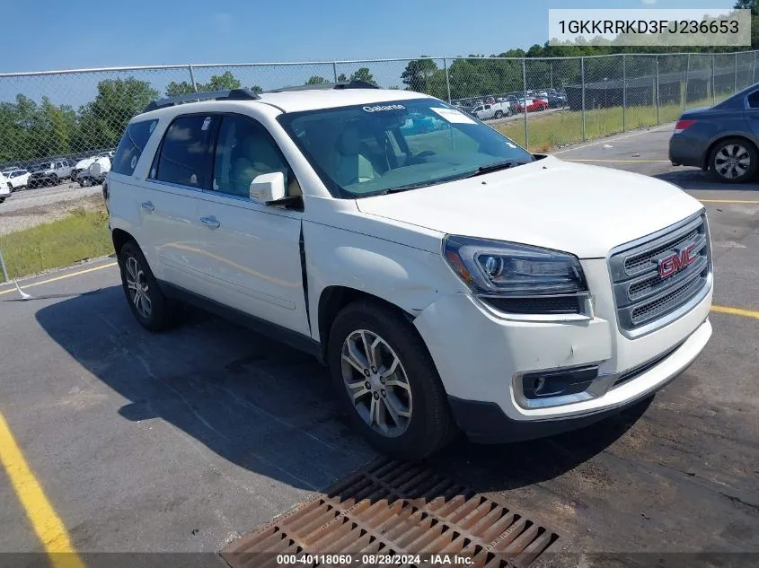 1GKKRRKD3FJ236653 2015 GMC Acadia Slt-1