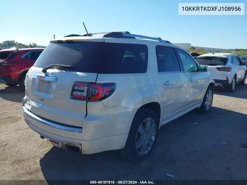 1GKKRTKDXFJ108956 2015 GMC Acadia Denali