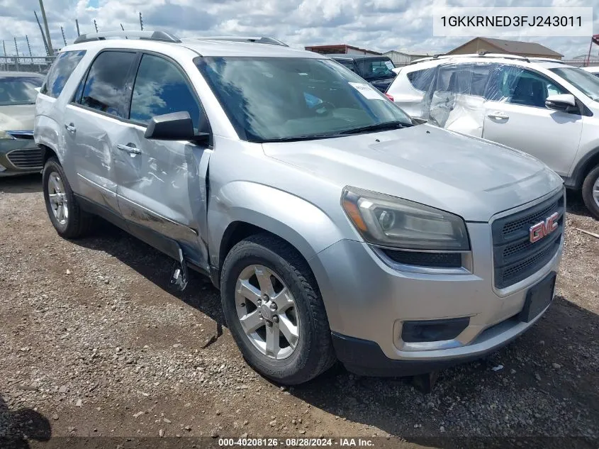 1GKKRNED3FJ243011 2015 GMC Acadia Sle-1