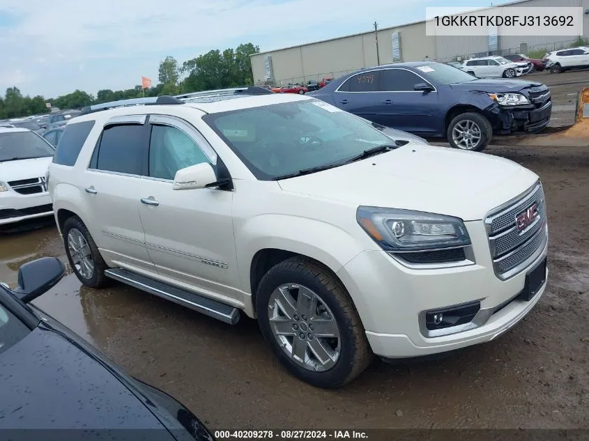 1GKKRTKD8FJ313692 2015 GMC Acadia Denali