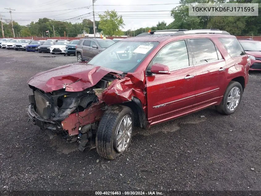 1GKKVTKD6FJ171595 2015 GMC Acadia Denali