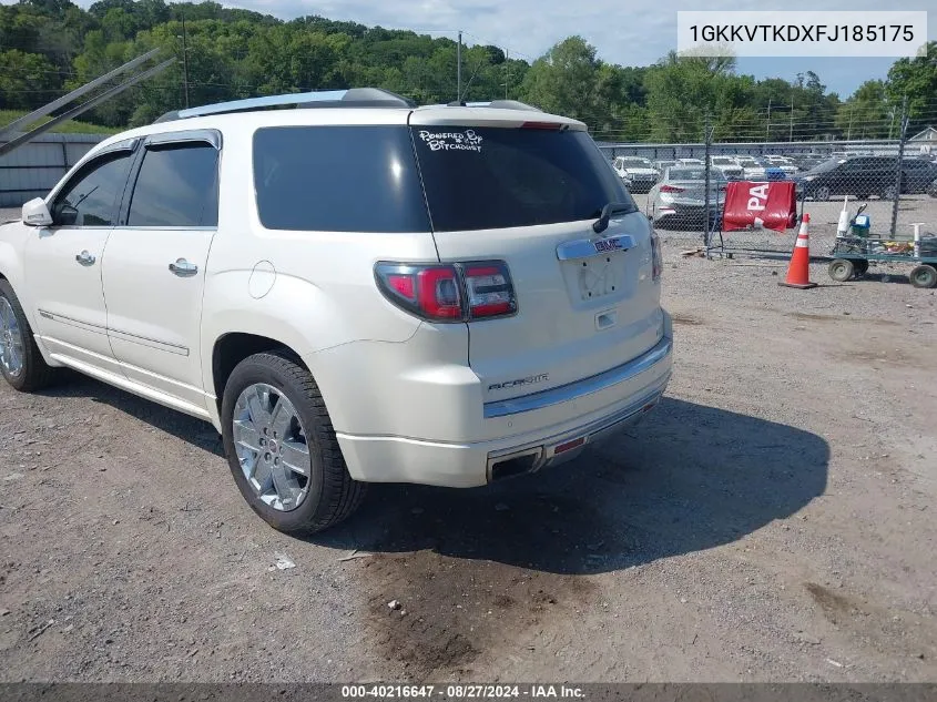 1GKKVTKDXFJ185175 2015 GMC Acadia Denali