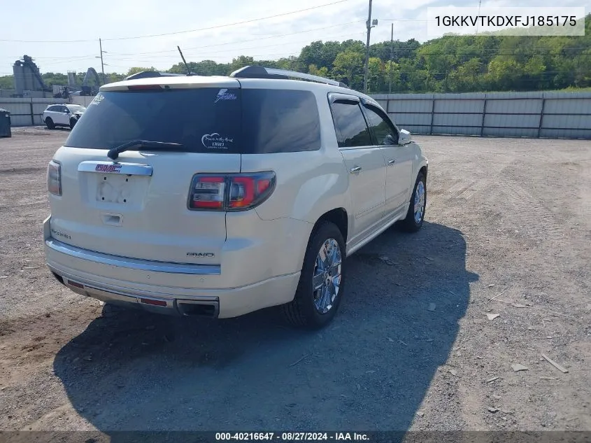 1GKKVTKDXFJ185175 2015 GMC Acadia Denali