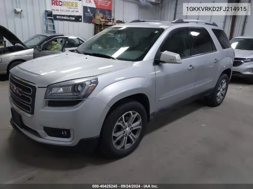 1GKKVRKD2FJ214915 2015 GMC Acadia Slt-1