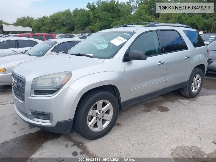 1GKKRNED0FJ349299 2015 GMC Acadia Sle-1