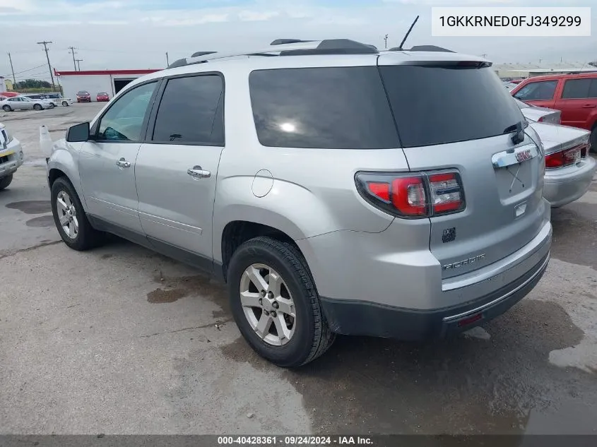 1GKKRNED0FJ349299 2015 GMC Acadia Sle-1