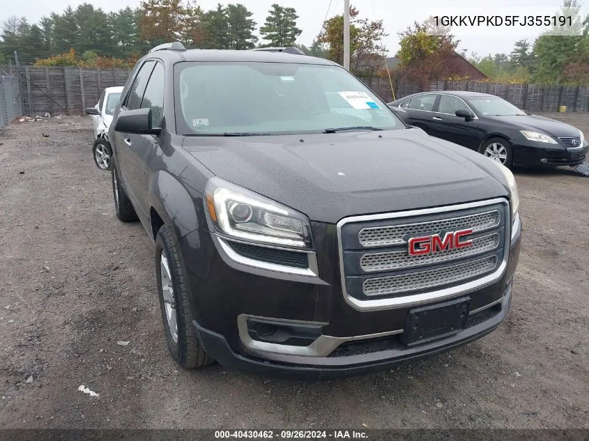 1GKKVPKD5FJ355191 2015 GMC Acadia Sle-2