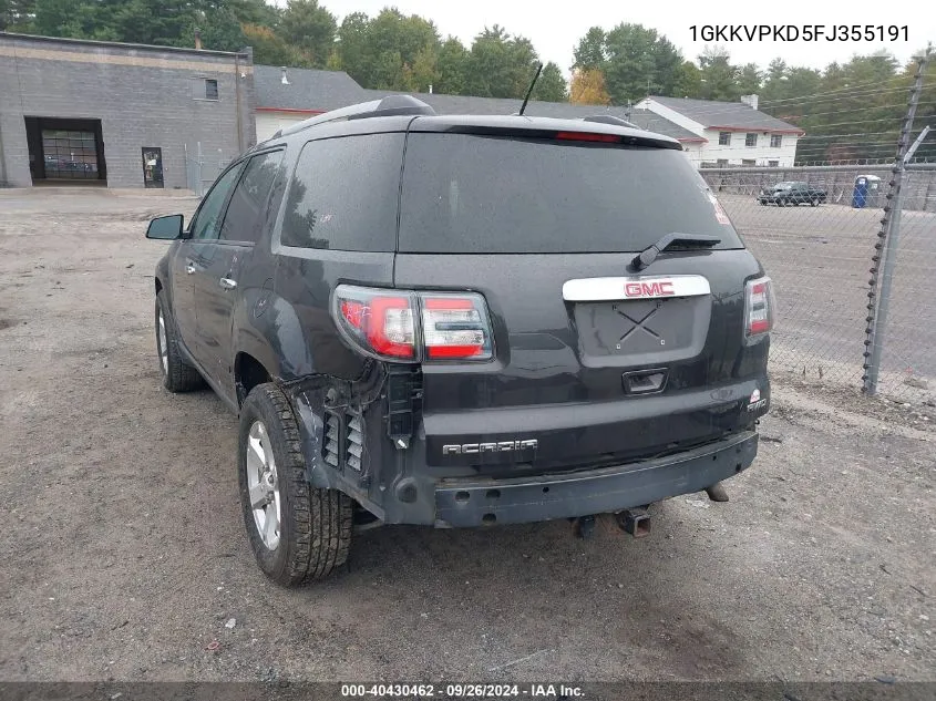 1GKKVPKD5FJ355191 2015 GMC Acadia Sle-2