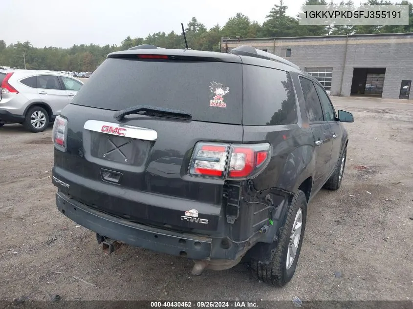 1GKKVPKD5FJ355191 2015 GMC Acadia Sle-2