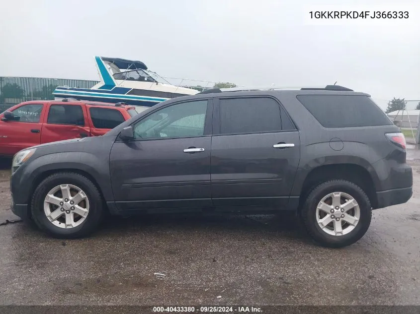 1GKKRPKD4FJ366333 2015 GMC Acadia Sle-2