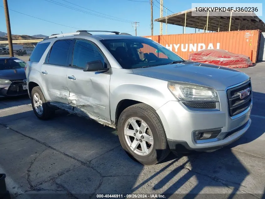 1GKKVPKD4FJ360236 2015 GMC Acadia Sle-2