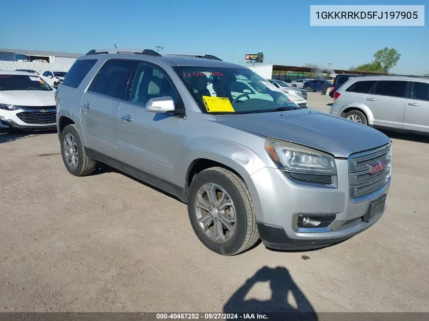 1GKKRRKD5FJ197905 2015 GMC Acadia Slt-1