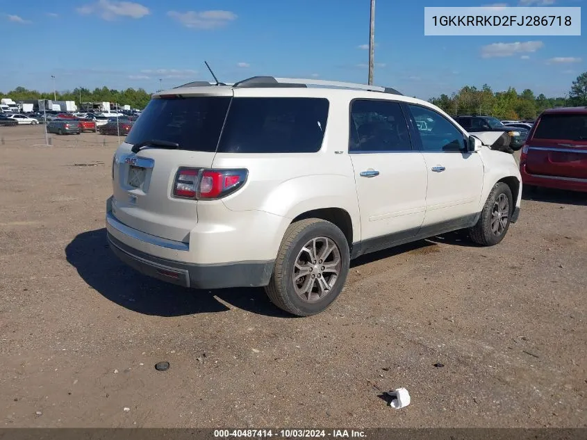 1GKKRRKD2FJ286718 2015 GMC Acadia Slt-1