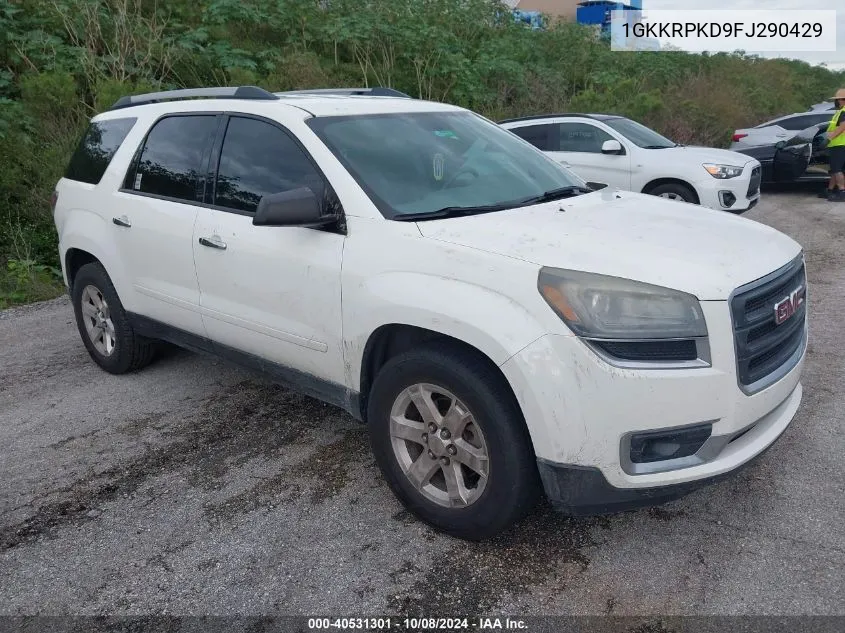 1GKKRPKD9FJ290429 2015 GMC Acadia Sle-2