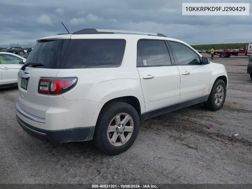 1GKKRPKD9FJ290429 2015 GMC Acadia Sle-2