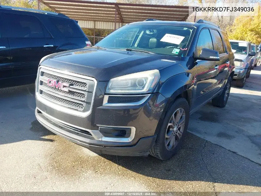 1GKKRRKD7FJ349036 2015 GMC Acadia Slt-1