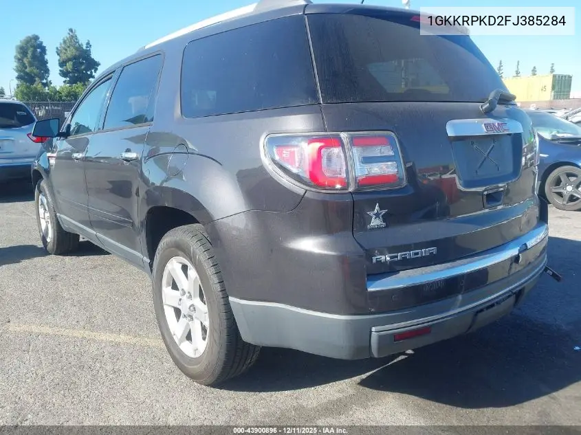 1GKKRPKD2FJ385284 2015 GMC Acadia Sle-2