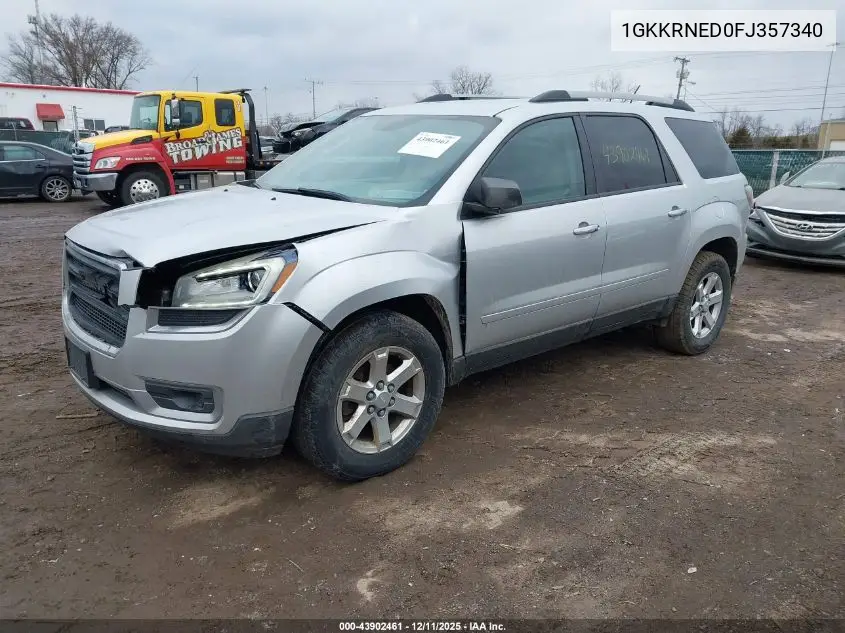 1GKKRNED0FJ357340 2015 GMC Acadia Sle-1