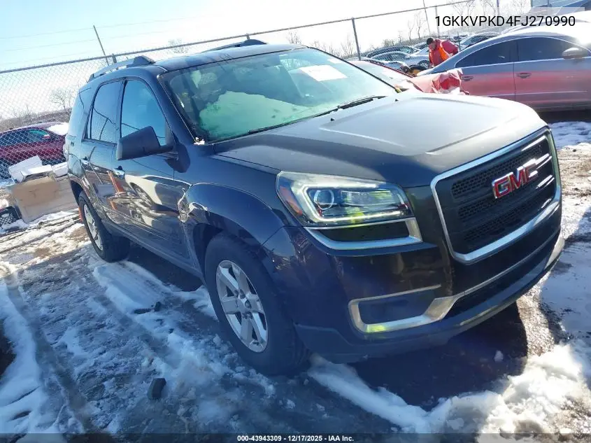 1GKKVPKD4FJ270990 2015 GMC Acadia Sle-2