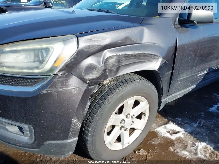 1GKKVPKD4FJ270990 2015 GMC Acadia Sle-2