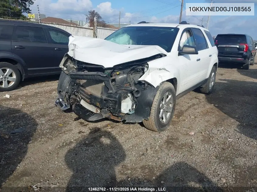 1GKKVNED0GJ108565 2016 GMC Acadia