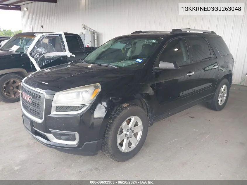 1GKKRNED3GJ263048 2016 GMC Acadia Sle